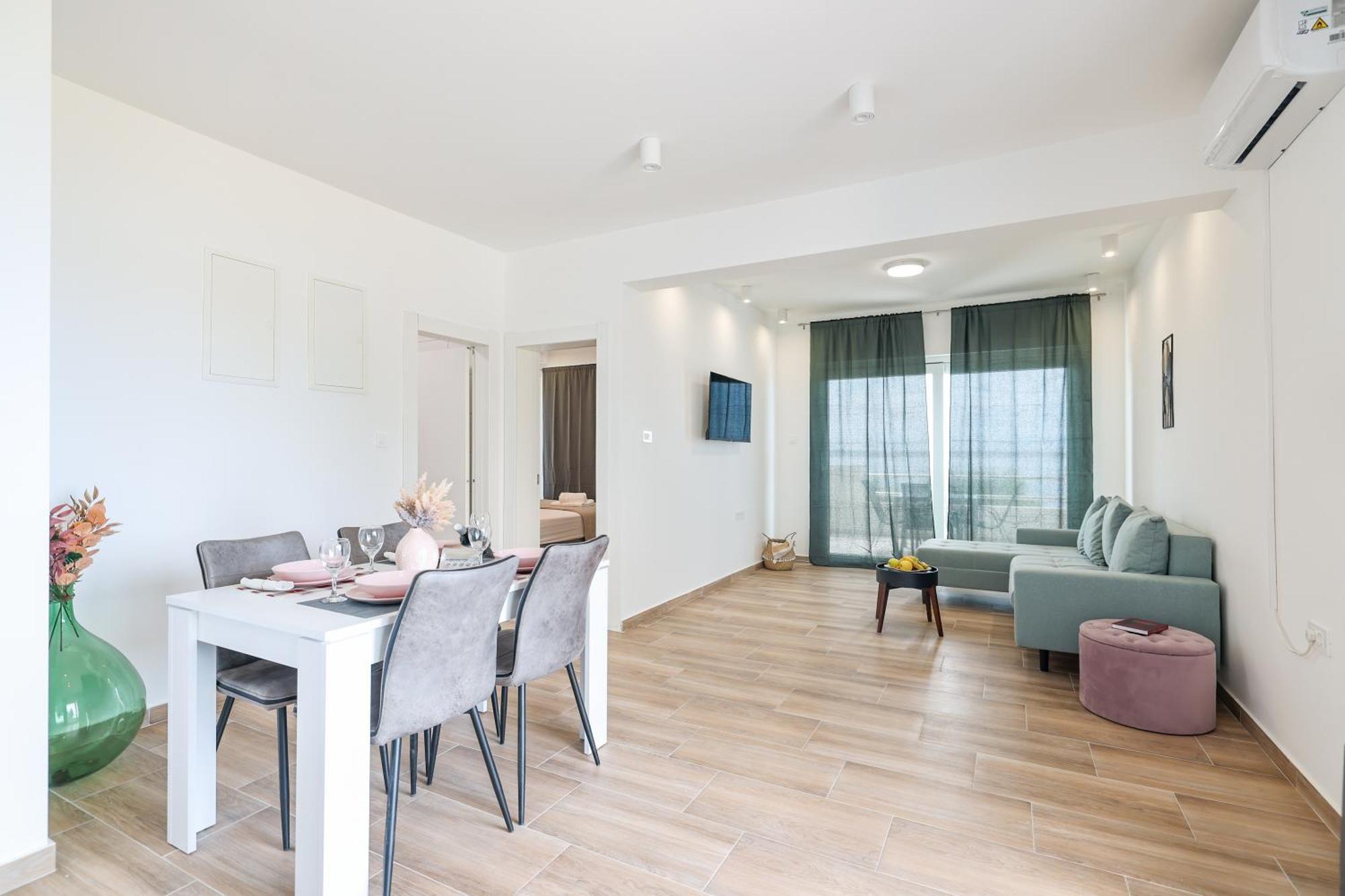 Beachfront Apartments Tic With Seaview Miletici Kültér fotó