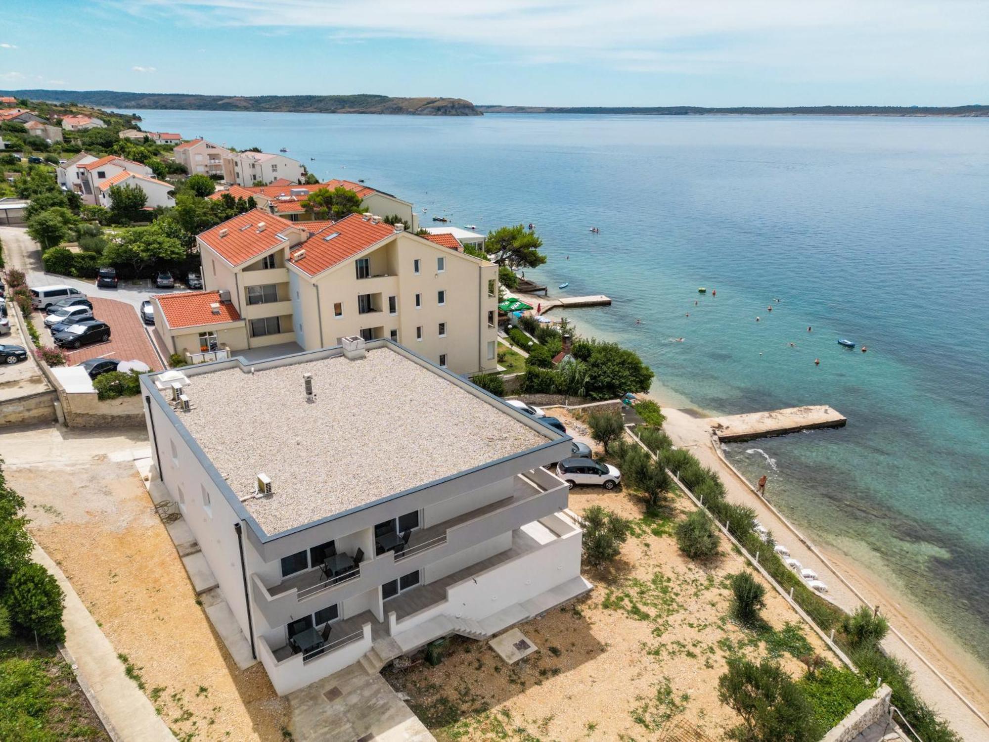 Beachfront Apartments Tic With Seaview Miletici Kültér fotó